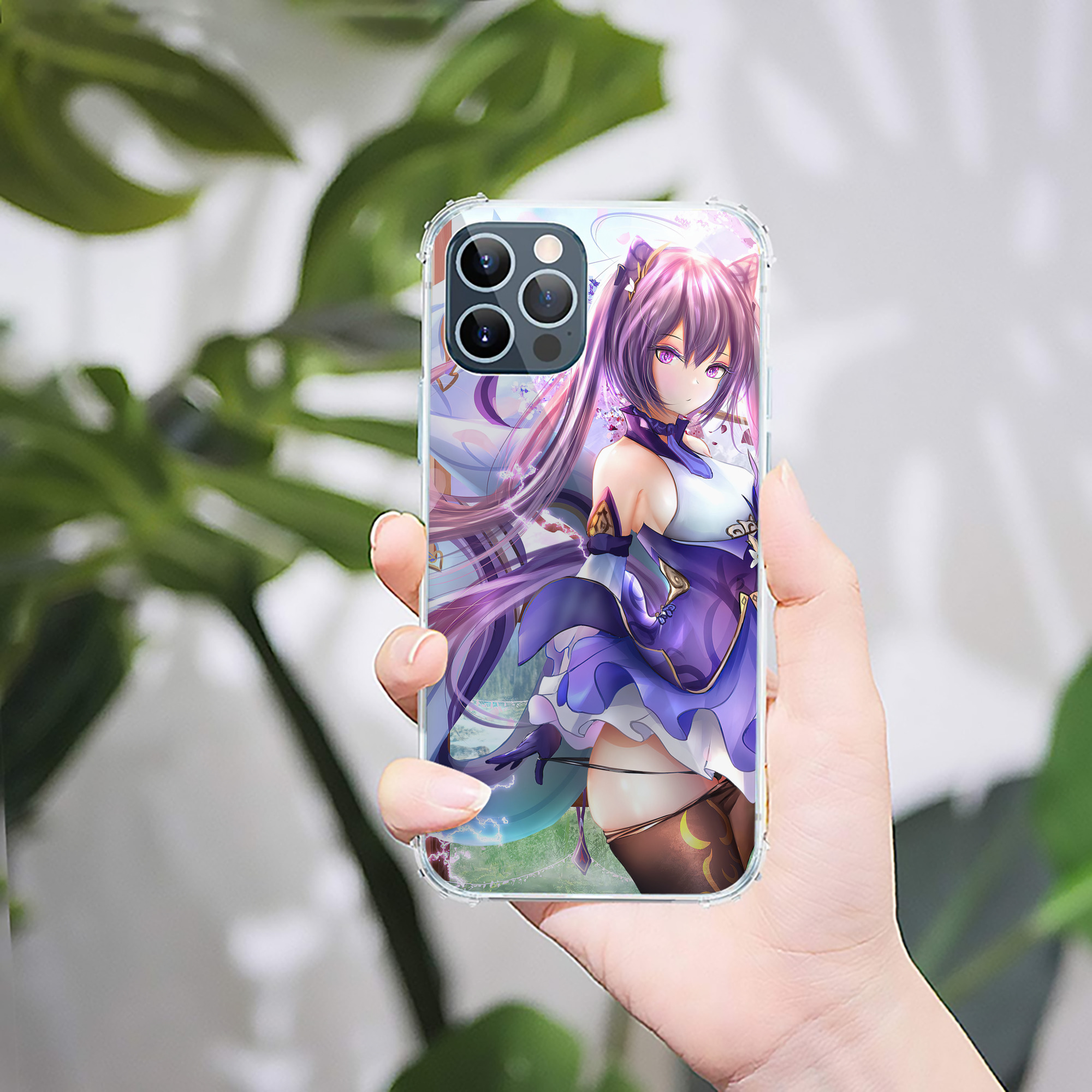 げんし神 genshin 【iPhone 12シリーズ対応】透明スマホケース（クリアソフトケース）